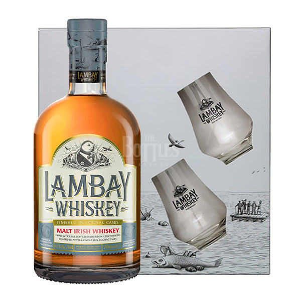 Lambay Irish Whiskey Blended Malt Gift Pack