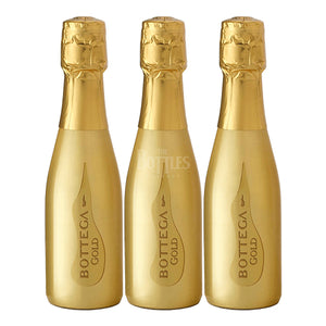Bottega Prosecco Gold Brut 200ML 3 Bottles