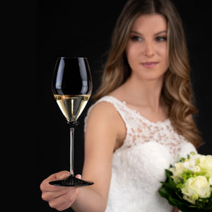 Riedel Fatto A Mano Performance Champagne Glass Black Base
