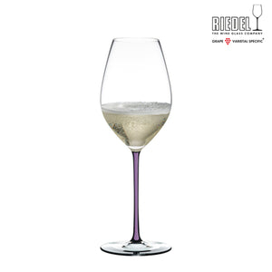 Riedel Fatto A Mano Champagne Wine Glass Opal Violet