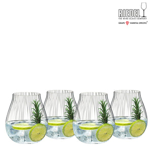 Riedel Tumbler Collection Optical O Gin Set 4 Glasses