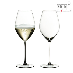 Riedel Veritas Champagne Wine 2 Glasses